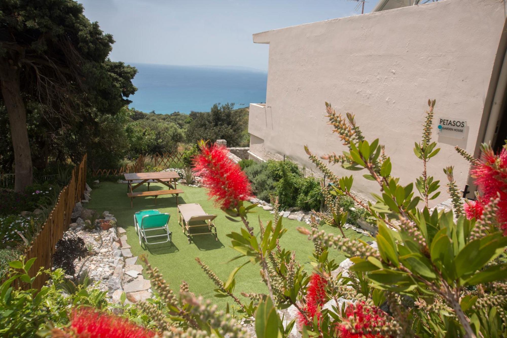 Petasos House - Garden - Sea View Villa Sellía Екстериор снимка