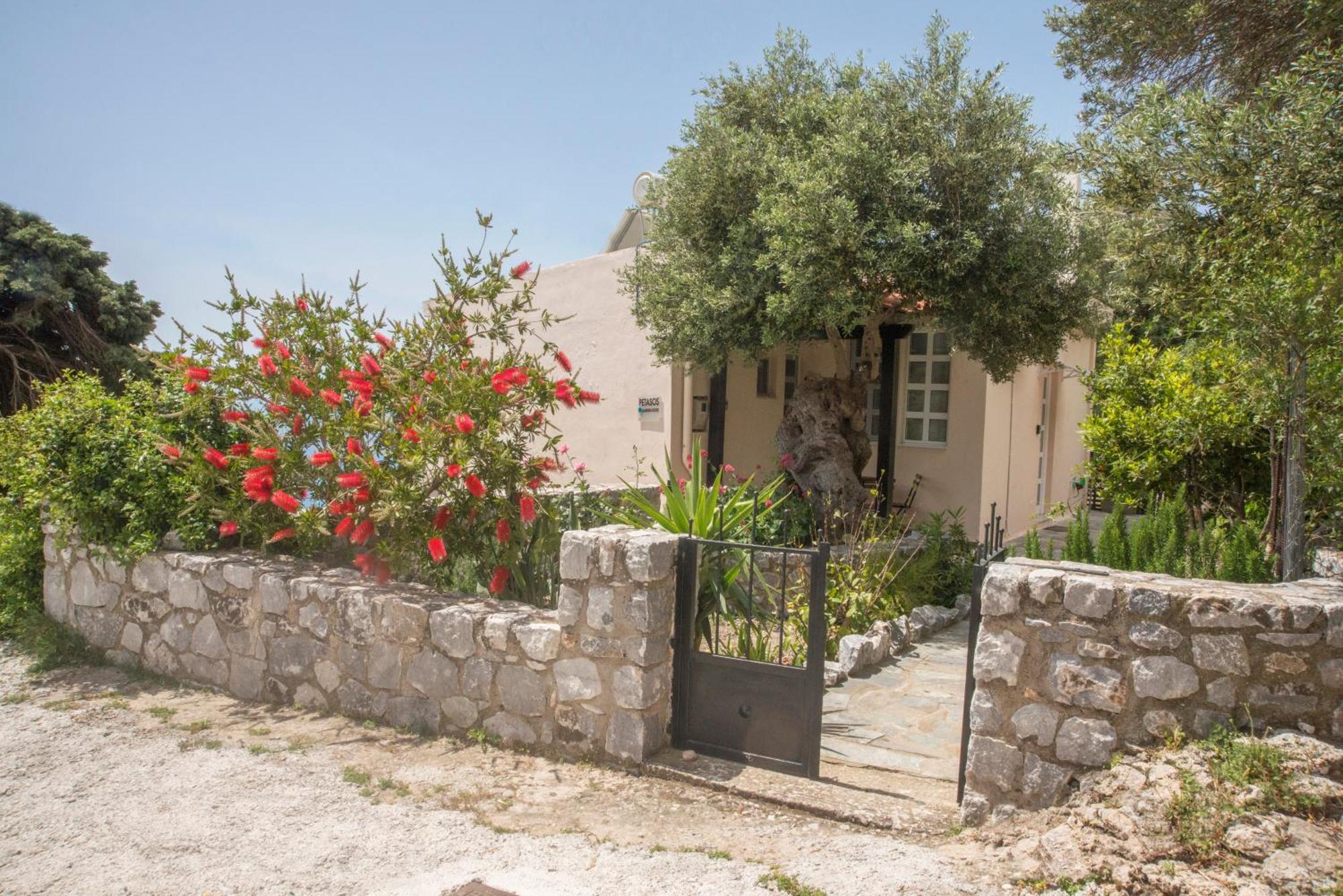 Petasos House - Garden - Sea View Villa Sellía Екстериор снимка